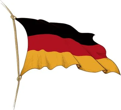 Flag of germany Illustrazione stock