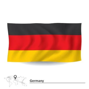 Flag of Germany Stock Illustration