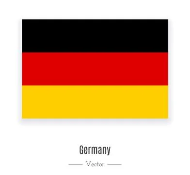 Flag of Germany. Stock Illustration