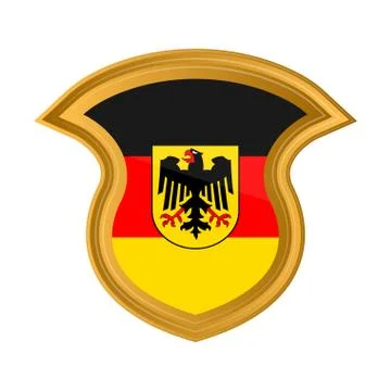 Flag of Germany Illustrazione stock
