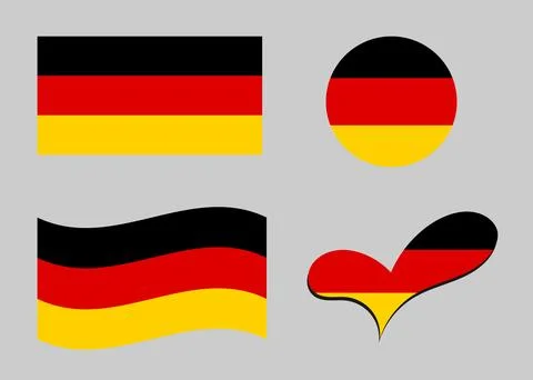Flag of Germany Stock Illustration