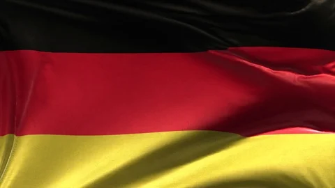 Flag of Germany in Loop Stock Footage 113729570