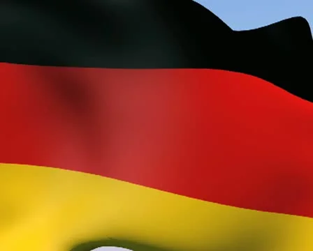 Flag of Germany PAL Stock Footage 14328109