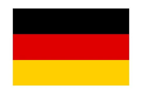 Flag of Germany in PNG format Stock Illustration
