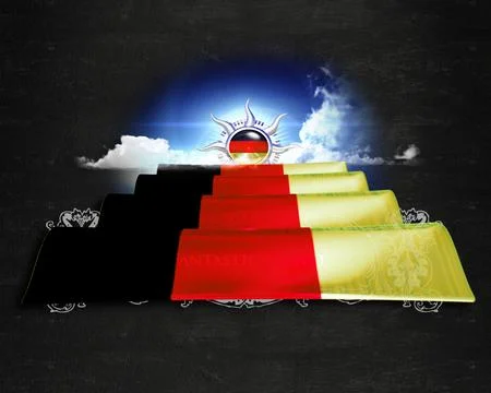 Flag Germany quality designer flag Stock Illustration