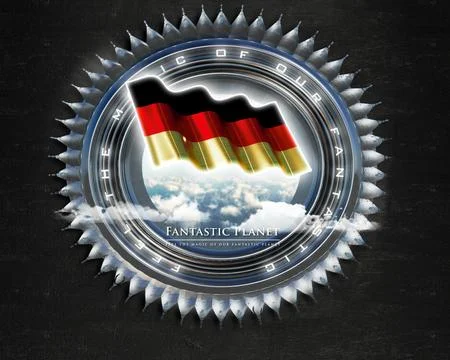 Flag Germany quality designer flag Stock Illustration