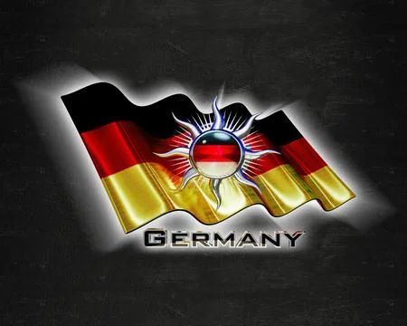 Flag Germany quality designer flag 库存插图
