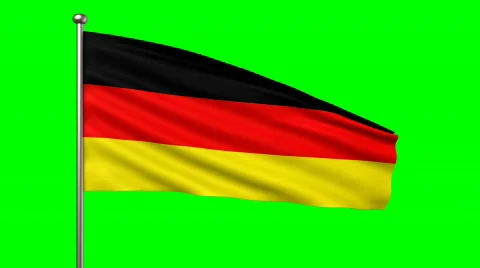 Flag of Germany, seamless loop Stock Footage 644391