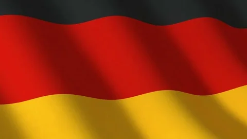Flag germany, seamless loop Stock Footage 75074648