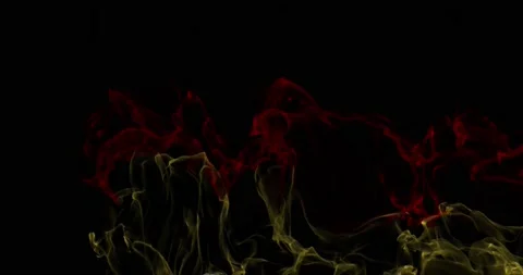 Flag Germany  turns into smoke. State weakening concept, alpha channel. Stock Footage 172502250
