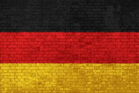 Flag of Germany wall Ilustración de archivo