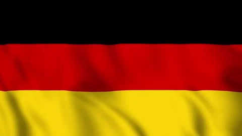 Flag of Germany Waving in the Wind - Looping Animation Stock-Footage 246813659