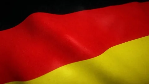 Flag of Germany in the wind Stock-Footage 121769035