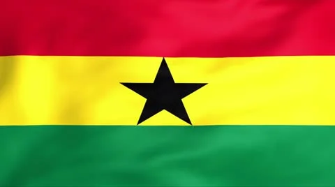 Flag Of Ghana Stock Footage 11355449