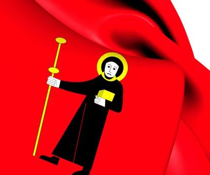 Flag of glarus Stock Illustration