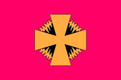 Flag of the Golden Bear Stock Illustration