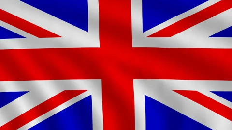 Flag of Great Britain Stock Footage 39828998