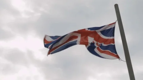 Flag of the Great Britain Stock-Footage 71085244