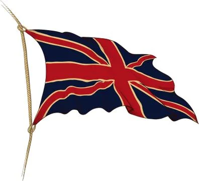Flag of great britain Illustrazione stock