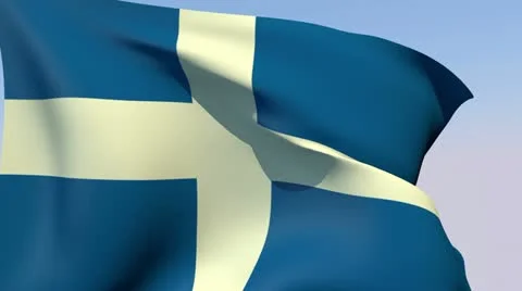 Flag of Greece 1822-1978 HD Stock Footage 14345281