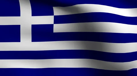 Flag of greece Stock Footage 887000