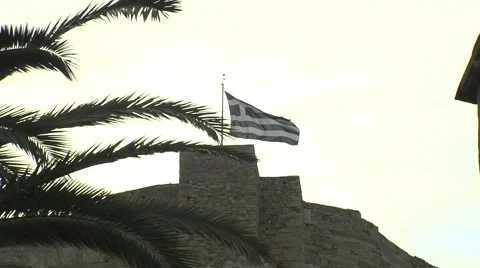 Flag of Greece Stock Footage 46981080