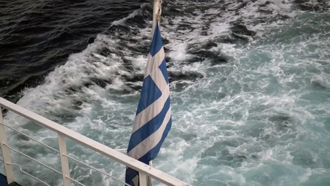 Flag of Greece Video stock 80518165