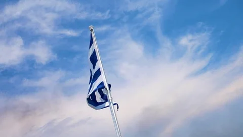 Flag of Greece. Stock-Footage 82549098