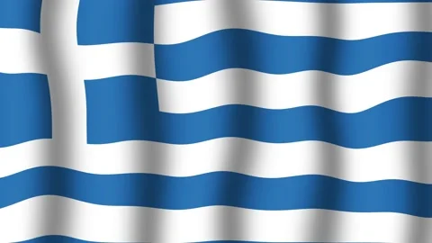 Flag of Greece Stock Footage 175737414