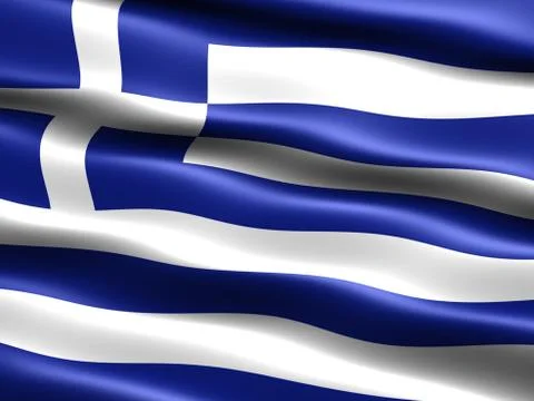 Flag of greece 스톡 일러스트