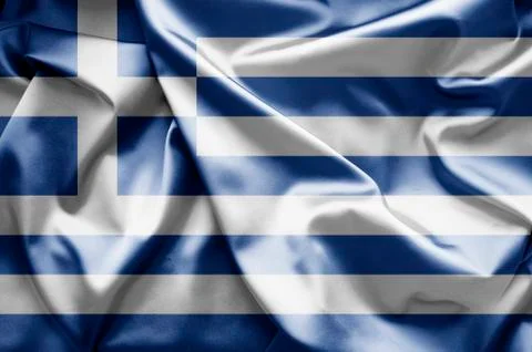 Flag of greece Stock Illustration