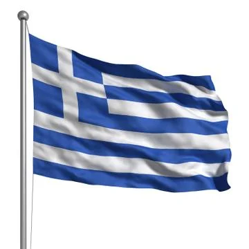 Flag of greece Stock Illustration