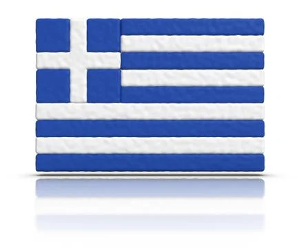 Flag of greece Stock Illustration