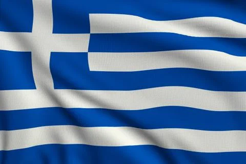 Flag of greece Stock Illustration