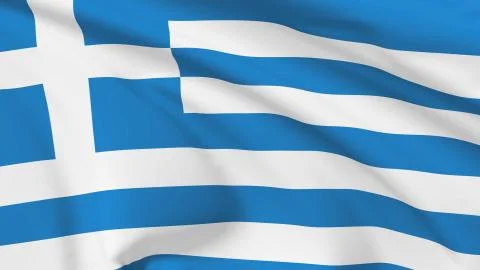 Flag of greece Stock Illustration