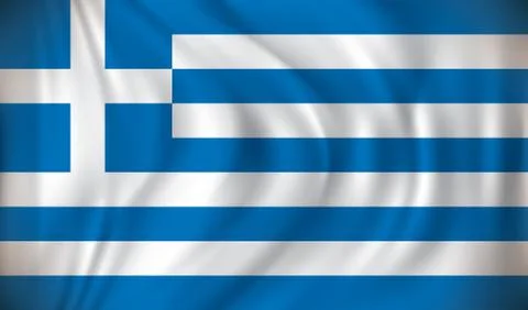 Flag of Greece Stock Illustration