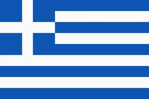 Flag of Greece Stock Illustration