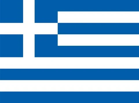 Flag of Greece Stock Illustration