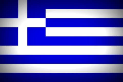 Flag of Greece Stock Illustration