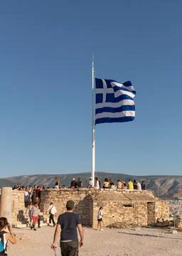 Flag of Greece Stock Photos