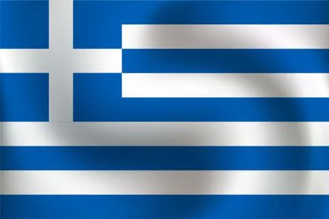 Flag of Greece - Vector Illustration Stock Illustration
