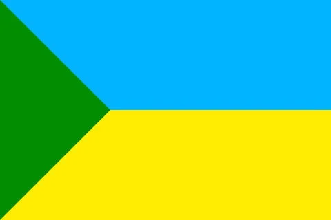 Flag of Green Ukraine Stock Illustration