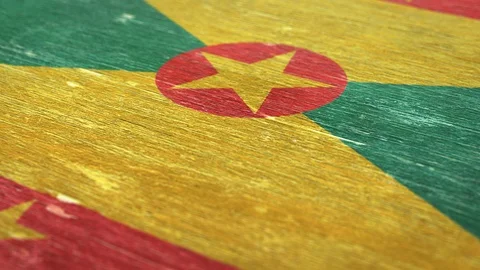 Flag Of Grenada. 1080p, 60fps Stock Footage 116976856