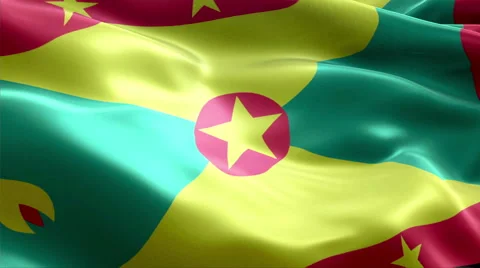 Flag Grenada Vídeos de archivo 47744250