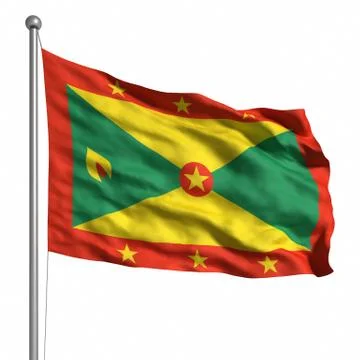 Flag of grenada Stock Illustration