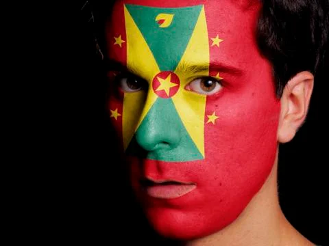 Flag of grenada Stock Photos