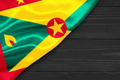 Flag of Grenada place for text cope space Stock Illustration