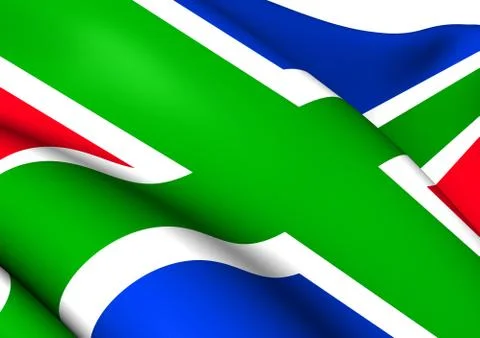 Flag of groningen Stock Illustration