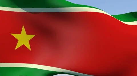 Flag of Guadeloupe HD Stock Footage 14370538