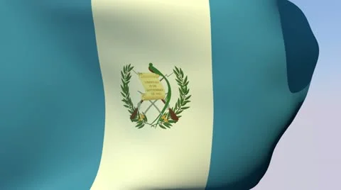 Flag of Guatemala HD Stock-Footage 14378267
